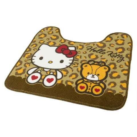 トイレ足元マット（55×60cm・ハローキティ）