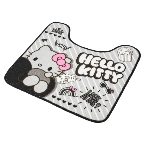 トイレ足元マット（55×60cm・ハローキティ）