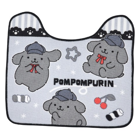 トイレ足元マット（55×60cm・ポムポムプリン）