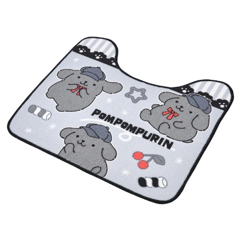 トイレ足元マット（55×60cm・ポムポムプリン）