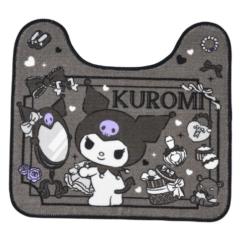 トイレ足元マット（55×60cm・クロミ）