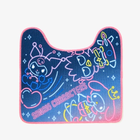 トイレ足元マット（55×60cm・サンリオキャラクターズ）