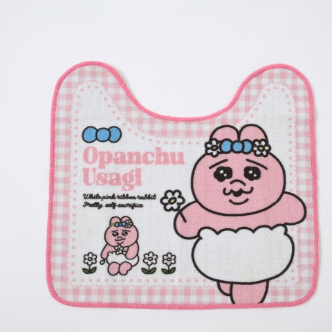 トイレ足元マット（おぱんちゅうさぎ）