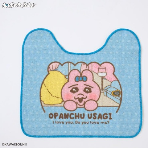 トイレ足元マット（おぱんちゅうさぎ）