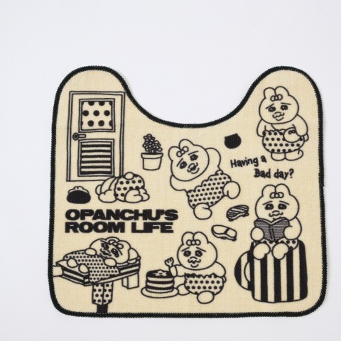 トイレ足元マット（おぱんちゅうさぎ）