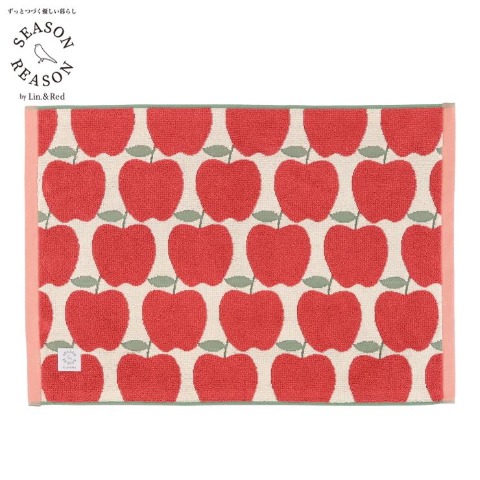 バスマット (SEASON REASON) りんご柄