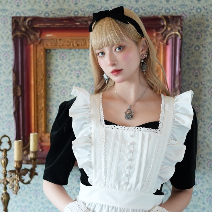 レディース クラシカルフリルエプロン （misa） | しまむら | しまむら