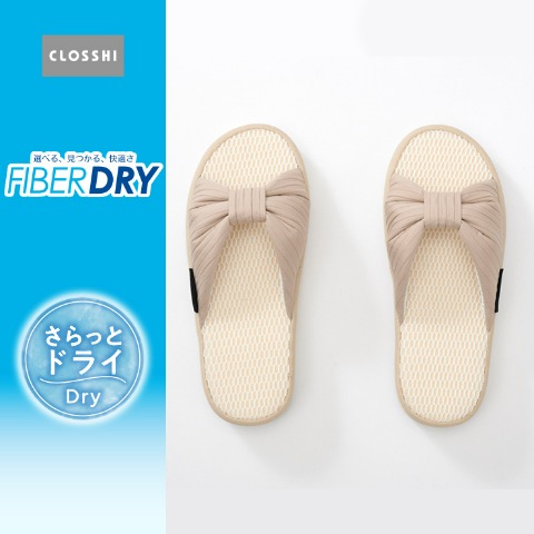スリッパ（FIBER DRY×MUMU＆Co.）高反発