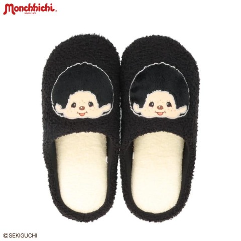 ルームシューズ（モンチッチ） ブラック 213