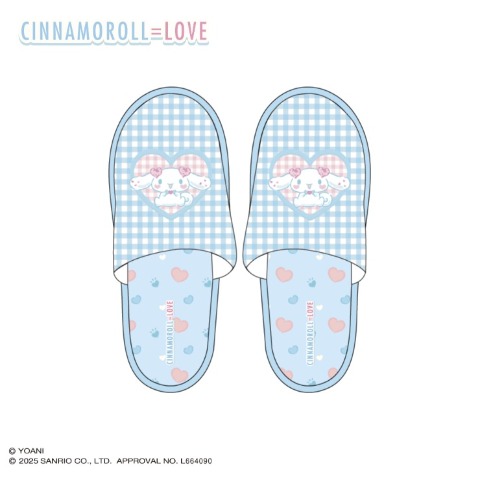 スリッパ（シナモロール×＝LOVE）
