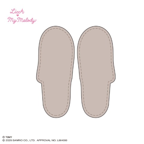 スリッパ（リカちゃん×マイメロ クロミ）