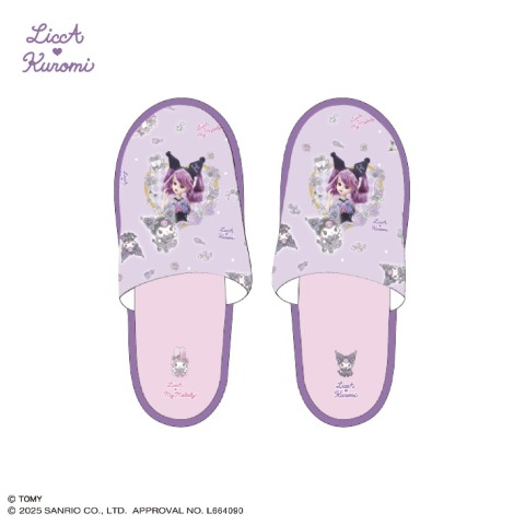 スリッパ（リカちゃん×マイメロ クロミ）