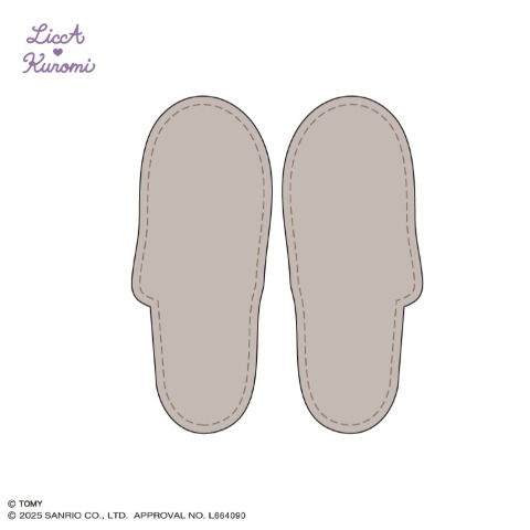 スリッパ（リカちゃん×マイメロ クロミ）