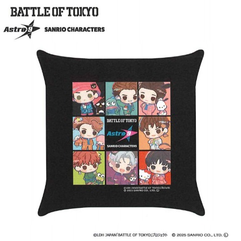 背当てクッション（BATTLE OF TOKYO astro9×SANRIO CHARACTERS）