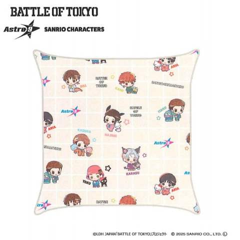 背当てクッション（BATTLE OF TOKYO astro9×SANRIO CHARACTERS）