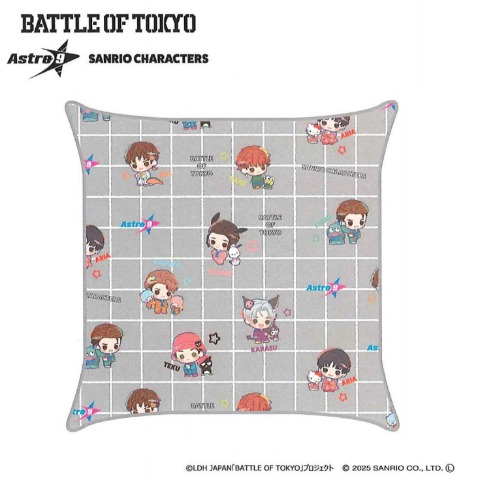 背当てクッション（BATTLE OF TOKYO astro9×SANRIO CHARACTERS）