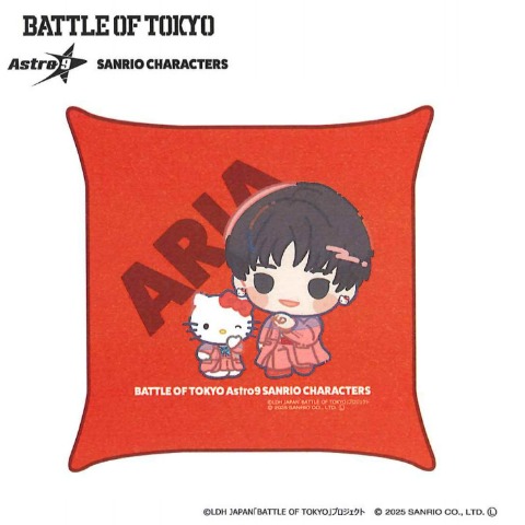 背当てクッション（BATTLE OF TOKYO astro9×SANRIO CHARACTERS）
