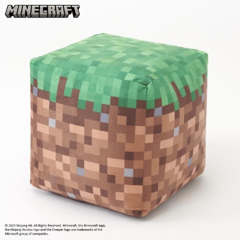 キューブ型クッション（マインクラフト）