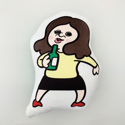 ダイカットクッション（パンパンくんの日常）