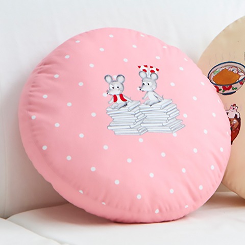 フロアクッション（ねずみくんのチョッキ）