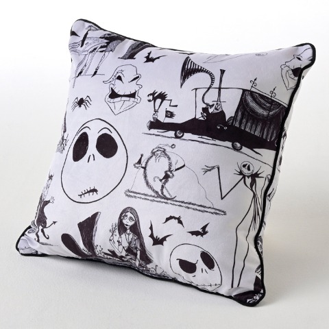 背当てクッション（ナイトメアー・ビフォア・クリスマス）