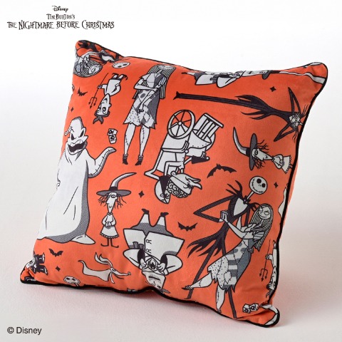背当てクッション（ナイトメアー・ビフォア・クリスマス）