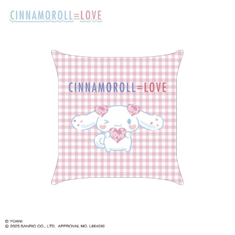 背当てクッション（シナモロール×＝LOVE）
