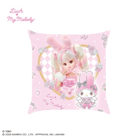 背当てクッション（リカちゃん×マイメロ クロミ）