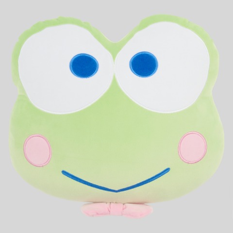 ダイカットクッション（けろけろけろっぴ）