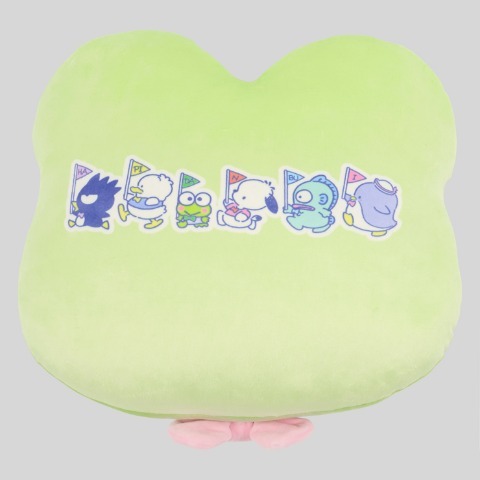 ダイカットクッション（けろけろけろっぴ）