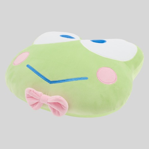 ダイカットクッション（けろけろけろっぴ）