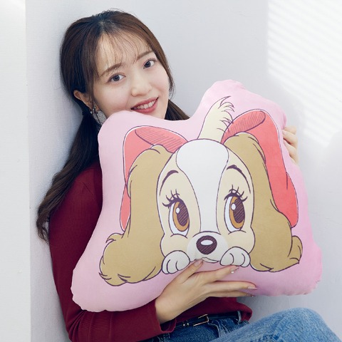 ダイカットクッション（わんわん物語）