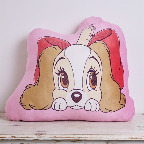 ダイカットクッション（わんわん物語）