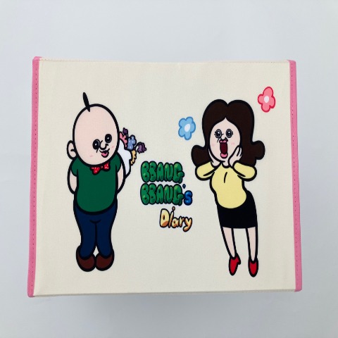 仕切り付き収納ボックス（パンパンくんの日常）