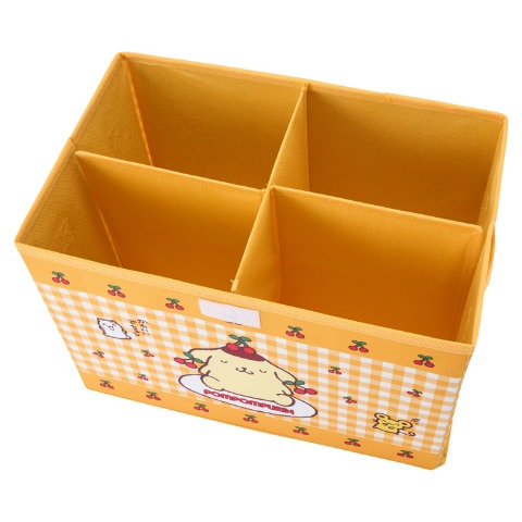 収納ボックス 仕切り付き（ポムポムプリン）