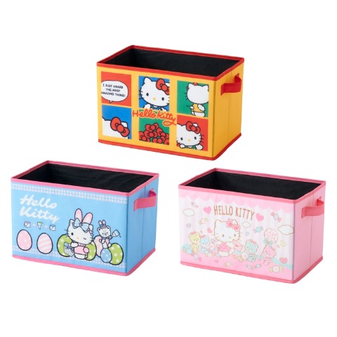 収納ボックス（3点セット・ハローキティ）