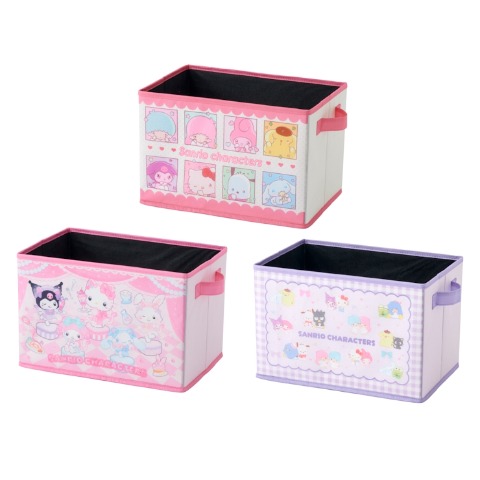 収納ボックス（3点セット・サンリオキャラクターズ）