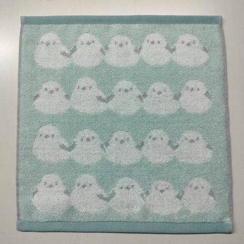 2枚組ハンドタオル（4つのこだわり・小鳥）