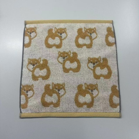 2枚組ハンドタオル（4つのこだわり・柴犬）