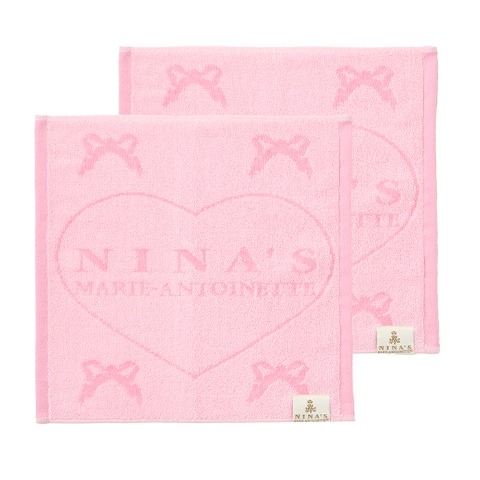 ハンドタオル（2枚組・青木美沙子×NINA’S）