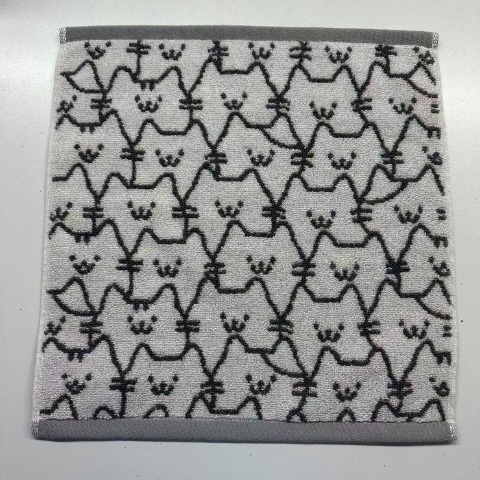 2枚組ハンドタオル（4つのこだわり・猫）