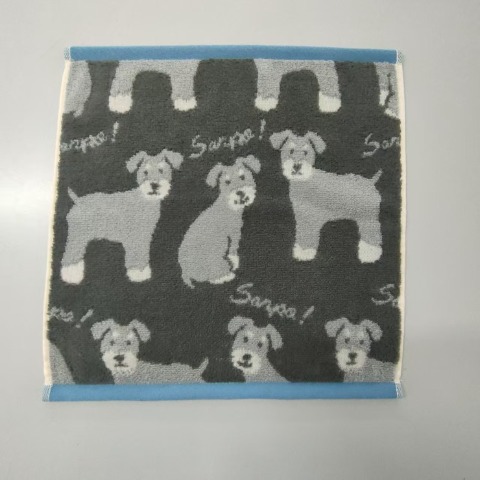 2枚組ハンドタオル（4つのこだわり・シュナウザー）