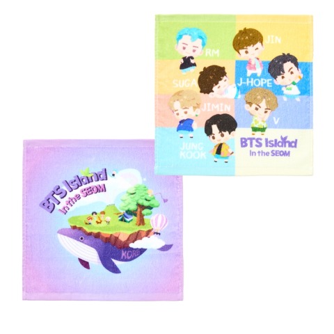 ハンドタオル（2枚組・BTS Island:インザソム）