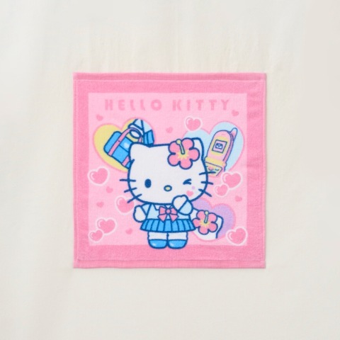 ハンドタオル（同柄2枚組・ハローキティ）