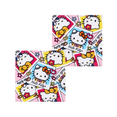 ハンドタオル（同柄2枚組・ハローキティ）