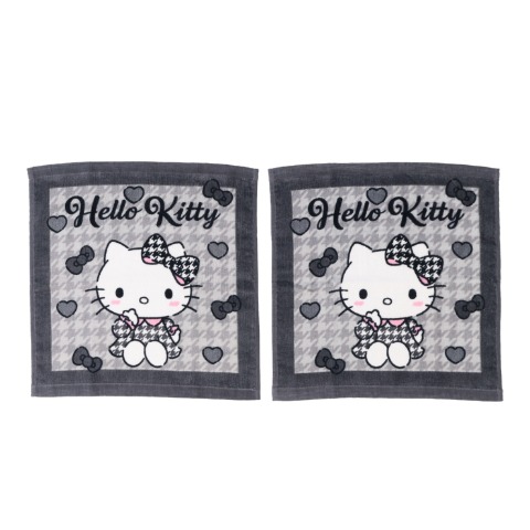 ハンドタオル（2枚組・ハローキティ）
