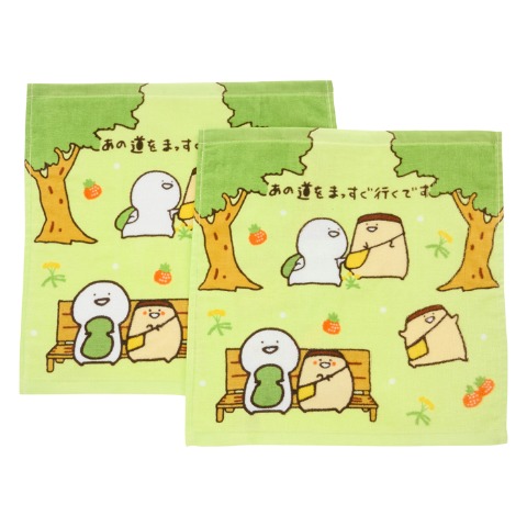 ハンドタオル（同柄2枚組・お文具といっしょ）