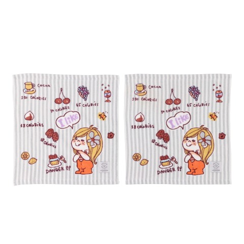 ハンドタオル（同柄2枚組　SEASON REASON・水森亜土）