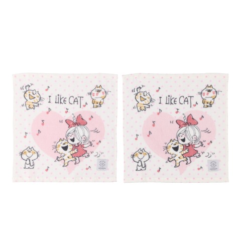 ハンドタオル（同柄2枚組　SEASON REASON・水森亜土）