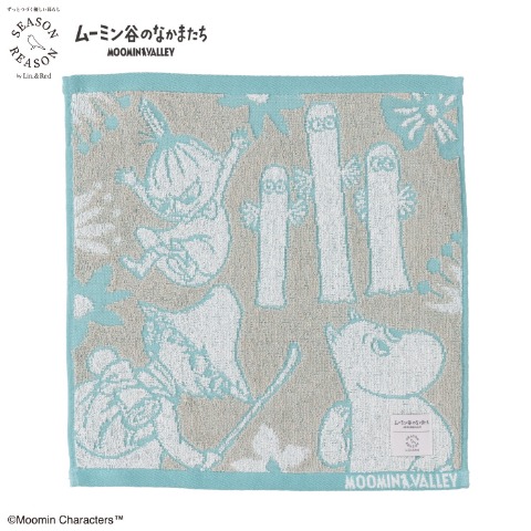 ハンドタオル（同柄2枚組　SEASON REASON・MOOMIN VALLEY）